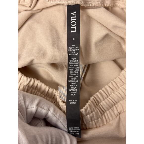 Vuori Pants Small Womens Boyfriend Cargo Sweatpant Off White DreamKnit Jogger - Picture 6 of 6